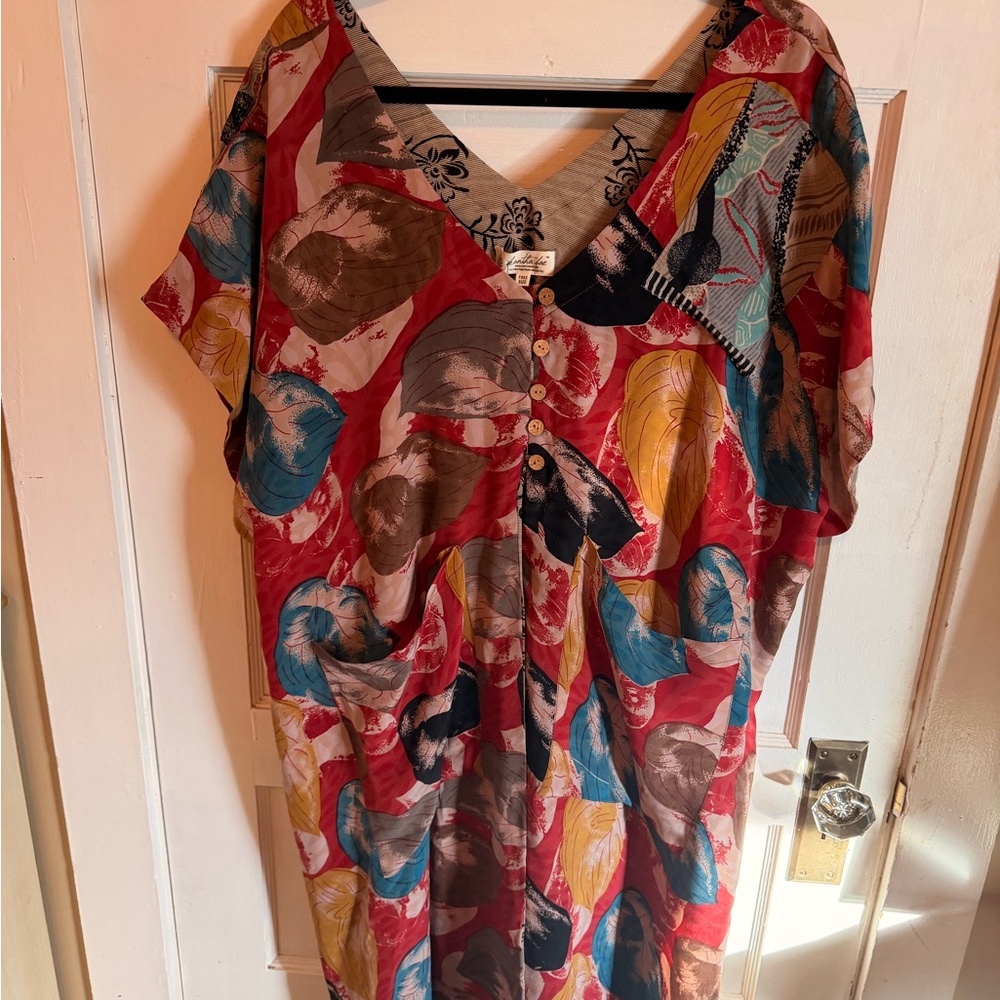 Kantha Bae Duality Silk Split Tunic